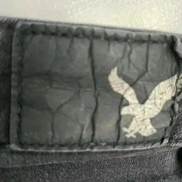 American Eagle Black High  Waisted Stretch Jeans - Picture 7 of 8